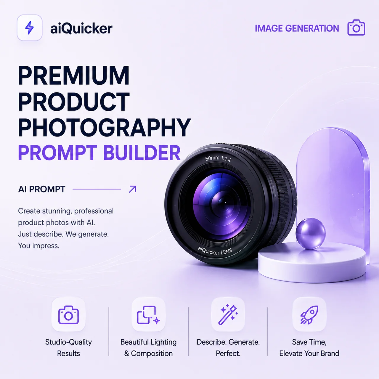 Premium Product Photography Prompt Builder
